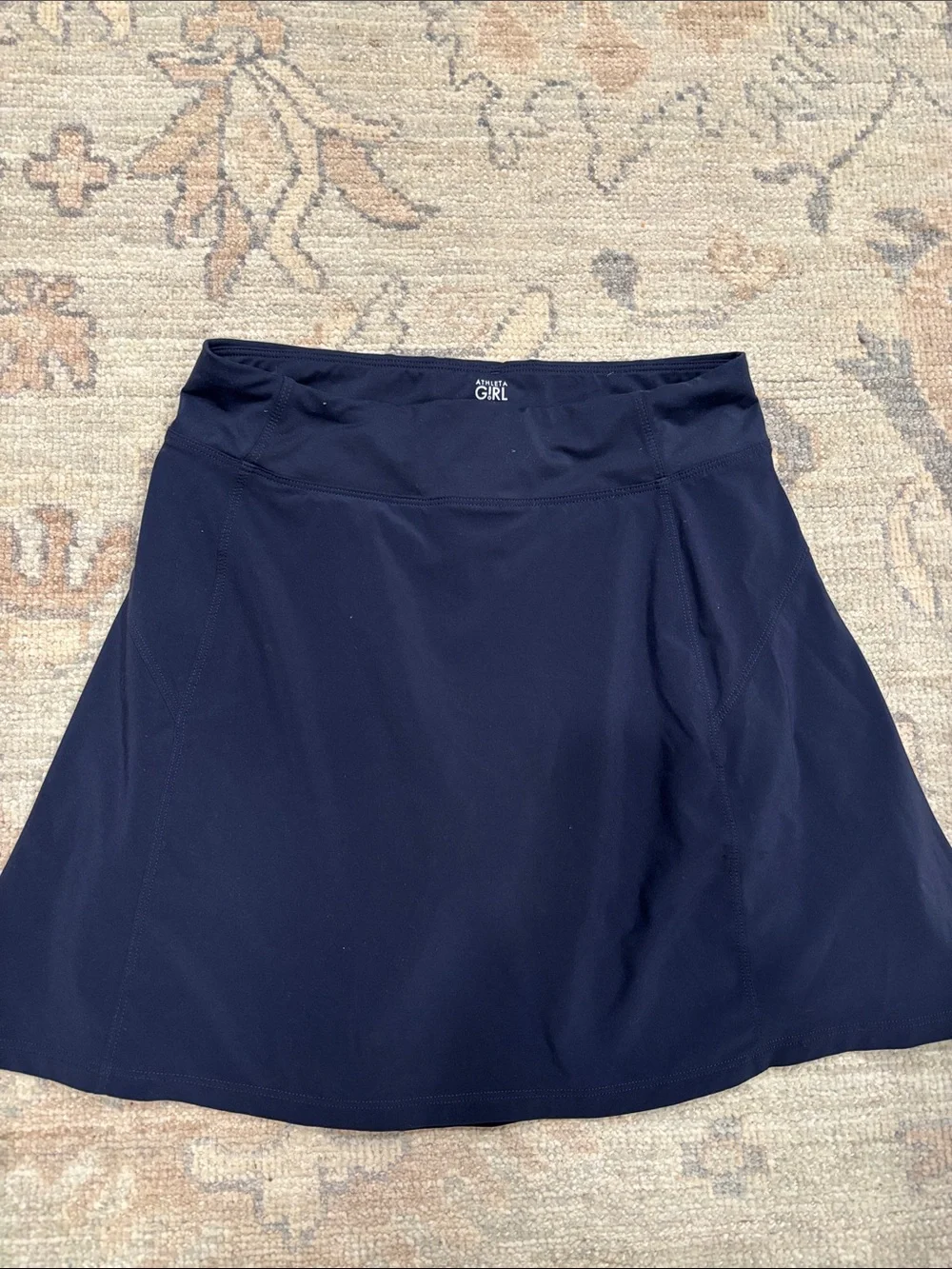 Athleta Navy A-Line Athletic Skirt